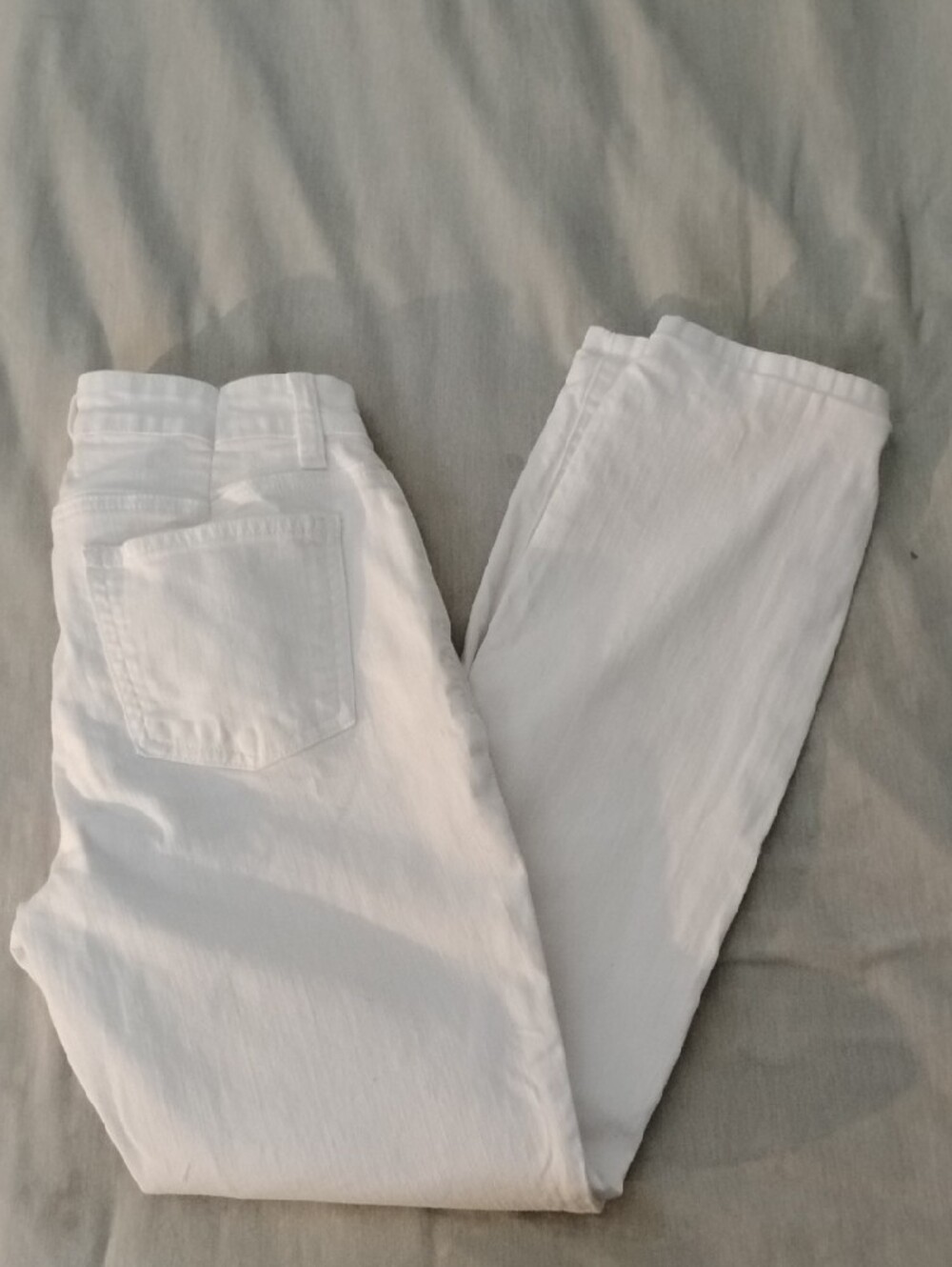 Eileen Fisher White Straight-Leg Jeans - Picture 4 of 4